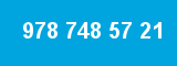 978 748 57 21 978 748 57 21